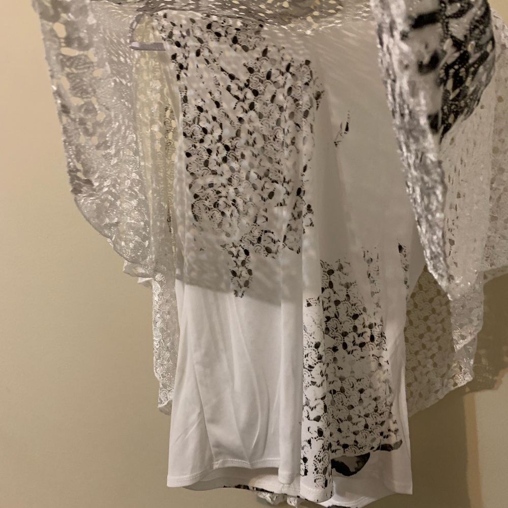 Poncho style top with attached cami by BRITTANY BLACK size Medium - Picture 6 of 16